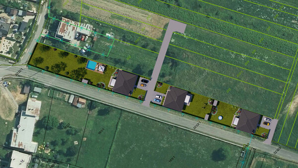 EXKLUZÍVNE na predaj stavebné pozemky, obec Bačkovík, 760m2