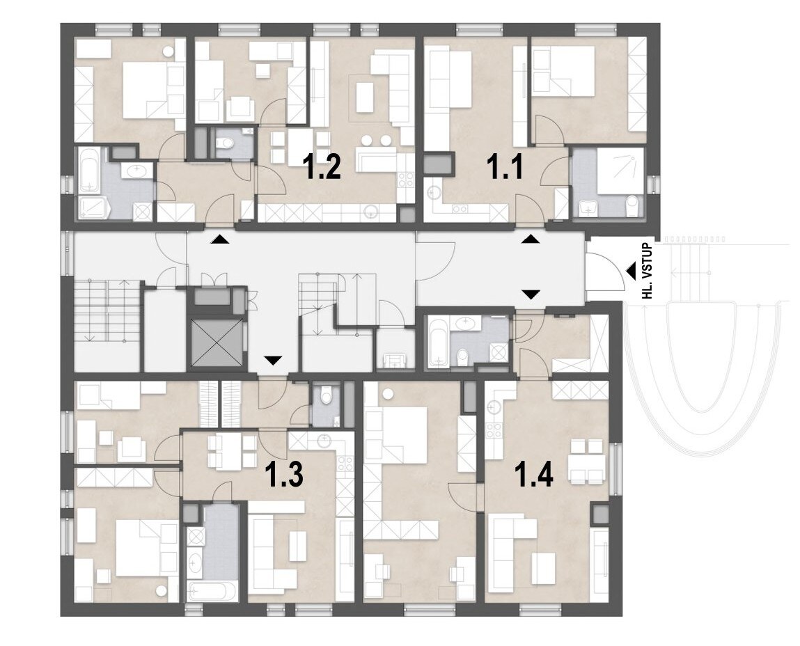 Veľkometrážny 2 izbový byt s komorou, / 62,79 m2 /, na predaj  Galanta — foto 4