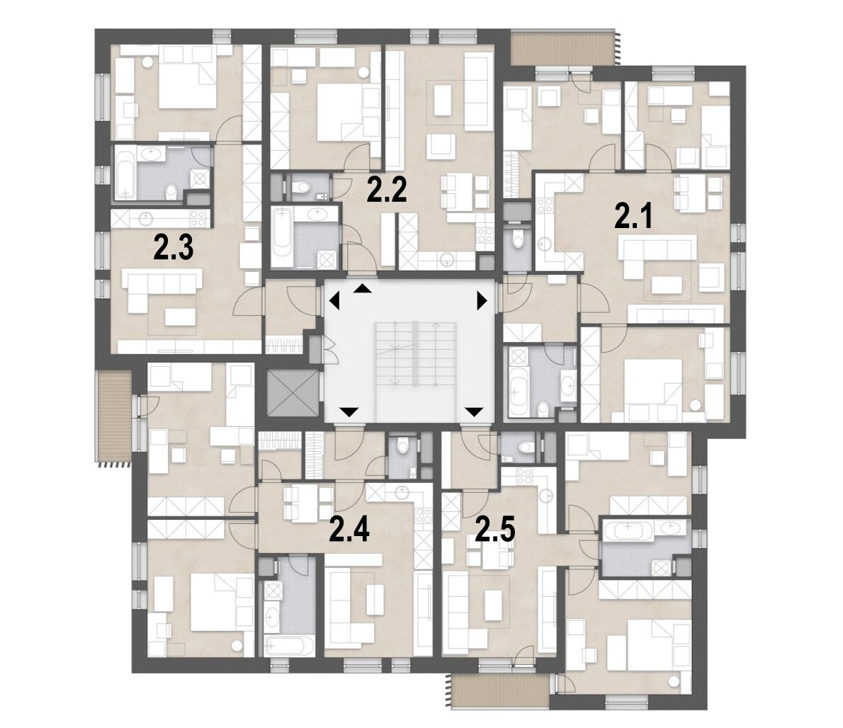 Veľkometrážny 2 izbový byt s komorou, / 62,79 m2 /, na predaj  Galanta — foto 5