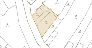 Na predaj stavebný pozemok, /š 27m/, Čierny Brod centrum, 592 m² — foto 1