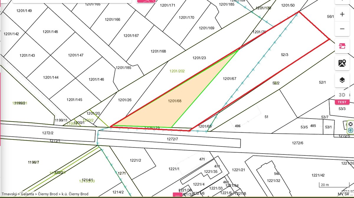 Investičná príležitosť, pozemok  na predaj, 3 399 m², Čierny Brod — foto 6