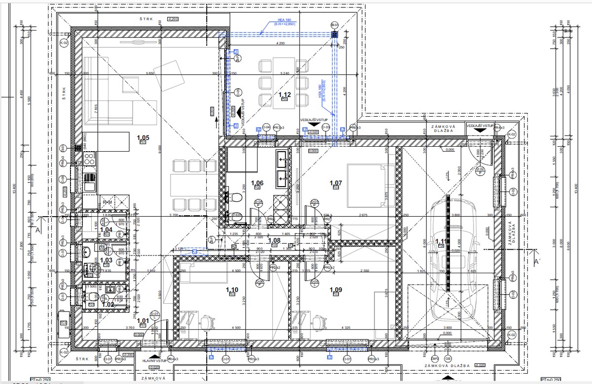 Novostavba s garážou, 225 m²,  Košúty — foto 12