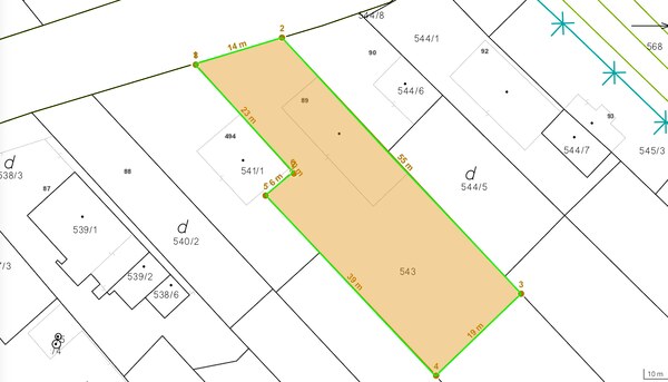 Pozemok na predaj, 977 m², výstavba  domu, Čierny Brod