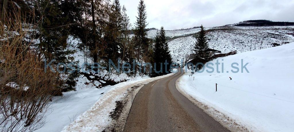 Predaj pozemok Ždiar 1633 m2 parcela C intravilán, asfaltová prístupová cesta — foto 3