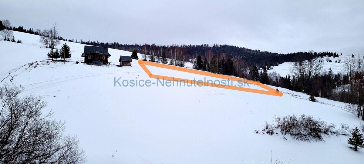 Predaj investičný pozemok v obci Ždiar o rozlohe 1760 m2