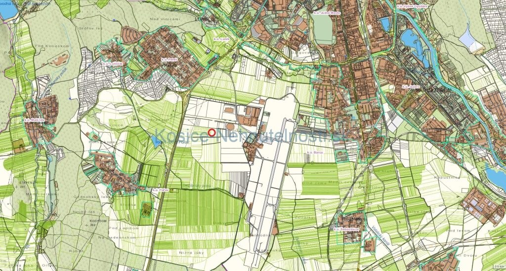 Pozemok v m. č. Košice - Barca 13150 m2 pri letisku v priemyselnej oblasti — foto 3