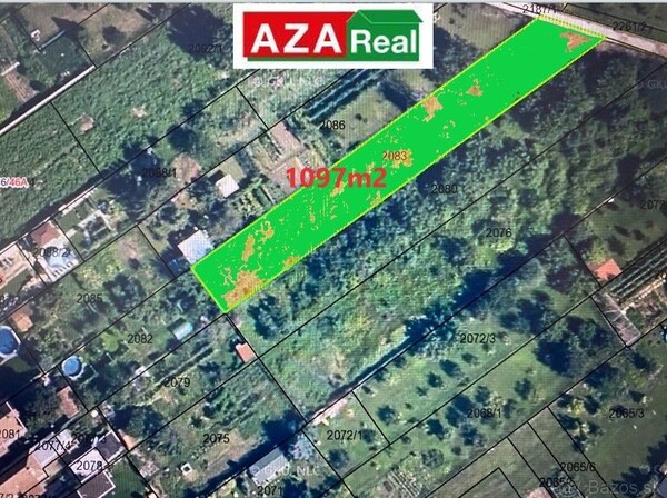 STAVEBNÝ pozemok pre RD v Cíferi je na predaj-1097m2