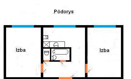 2 izbový byt na Sídlisku 2 — foto 3