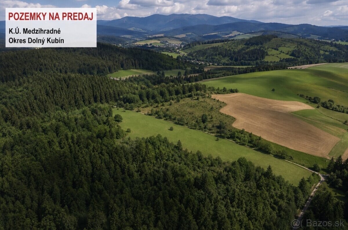 Predaj pozemkov KÚ: Medzihradné