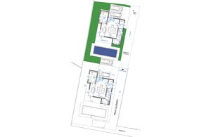 MODERNÍ LUXUSNÍ VILA 350 M OD MOŘE, KAŠTEL KAMBELOVAC — foto 16