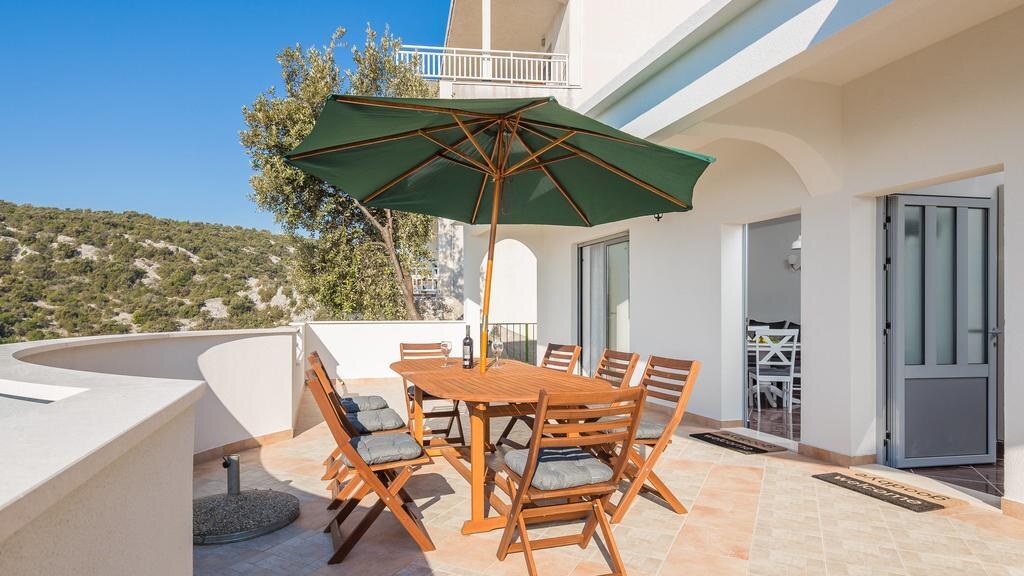 Apartmánový dom s nádherným výhľadom, Marina (Trogir) — foto 4