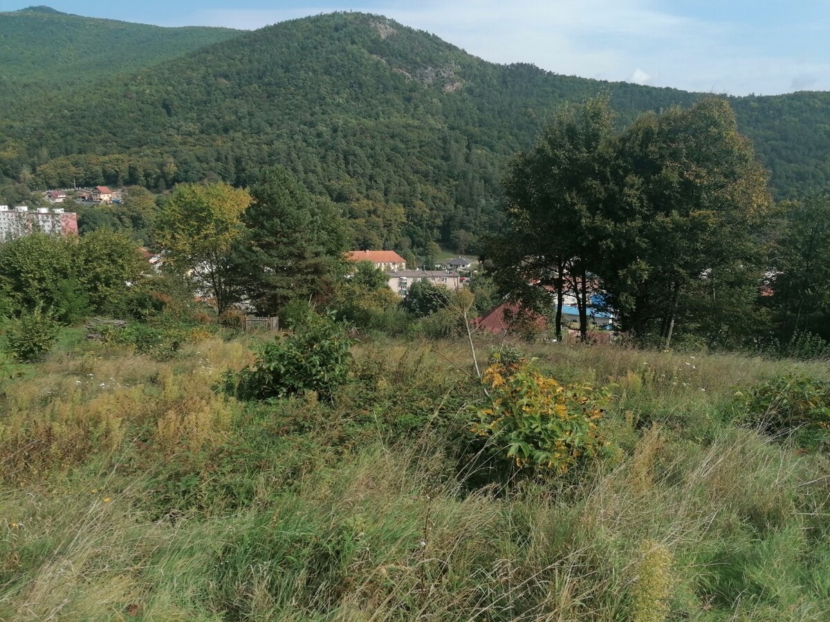 Stavebný pozemok Nová Baňa s výhľadom na mesto — foto 3