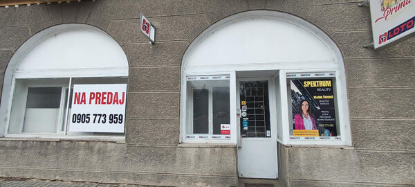 SPEKTRUM REALITY- Na Predaj Obchodný priestor 70 m2, Handlová, Ul. 29.Augusta