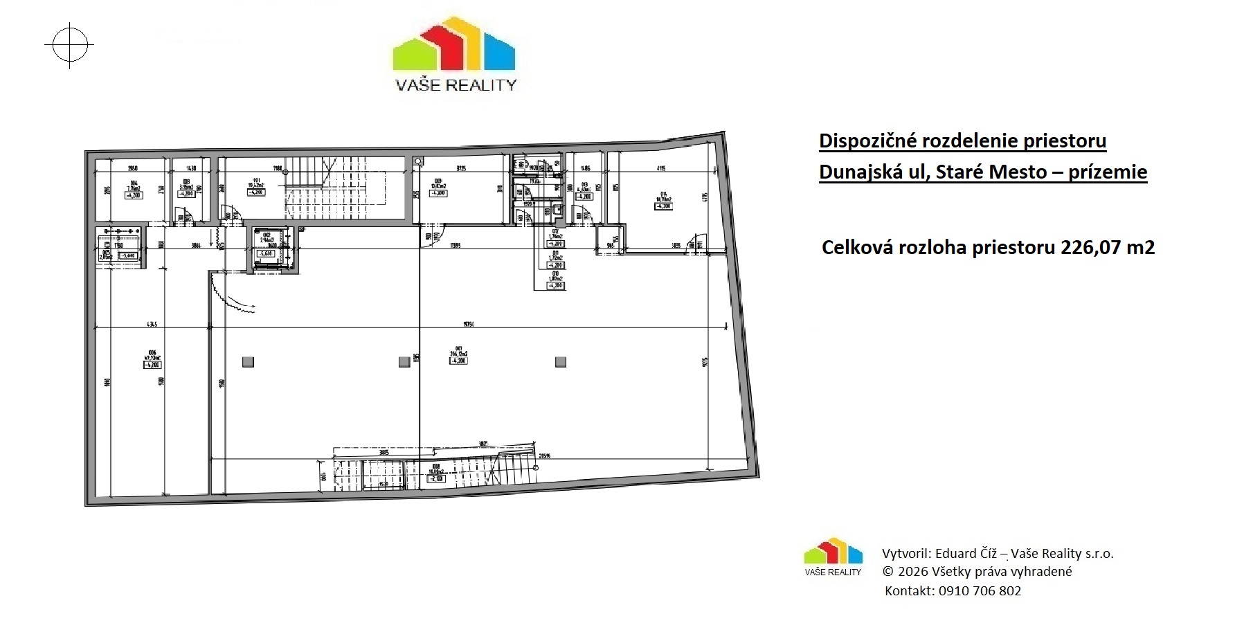 Priestory na prenájom, 226 m², Dunajská ul. Staré Mesto, bez provízie — foto 10