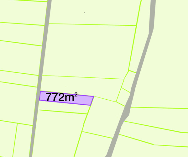 Predám Stavebný pozemok Pravenec, 772 m2