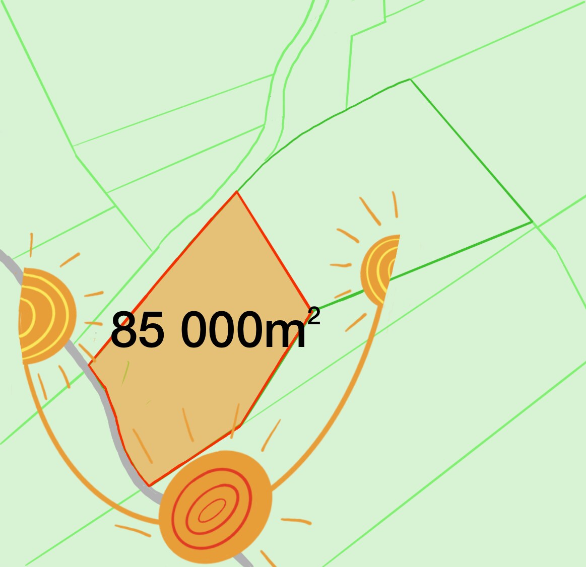 Na predaj pozemok Orná pôda Dežerice 85000 m2