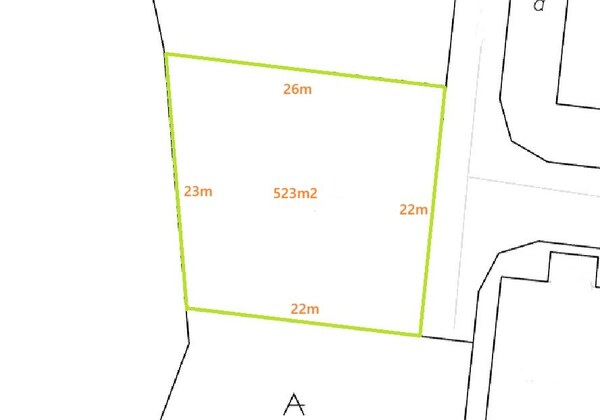 Predaj pozemku na bývanie 523m2, Západná, Moravany nad Váhom