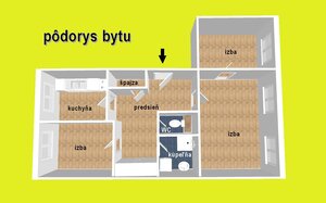 PRENÁJOM Moderný 3-izbový byt po rekonštrukcii v Piešťanoch — foto 9