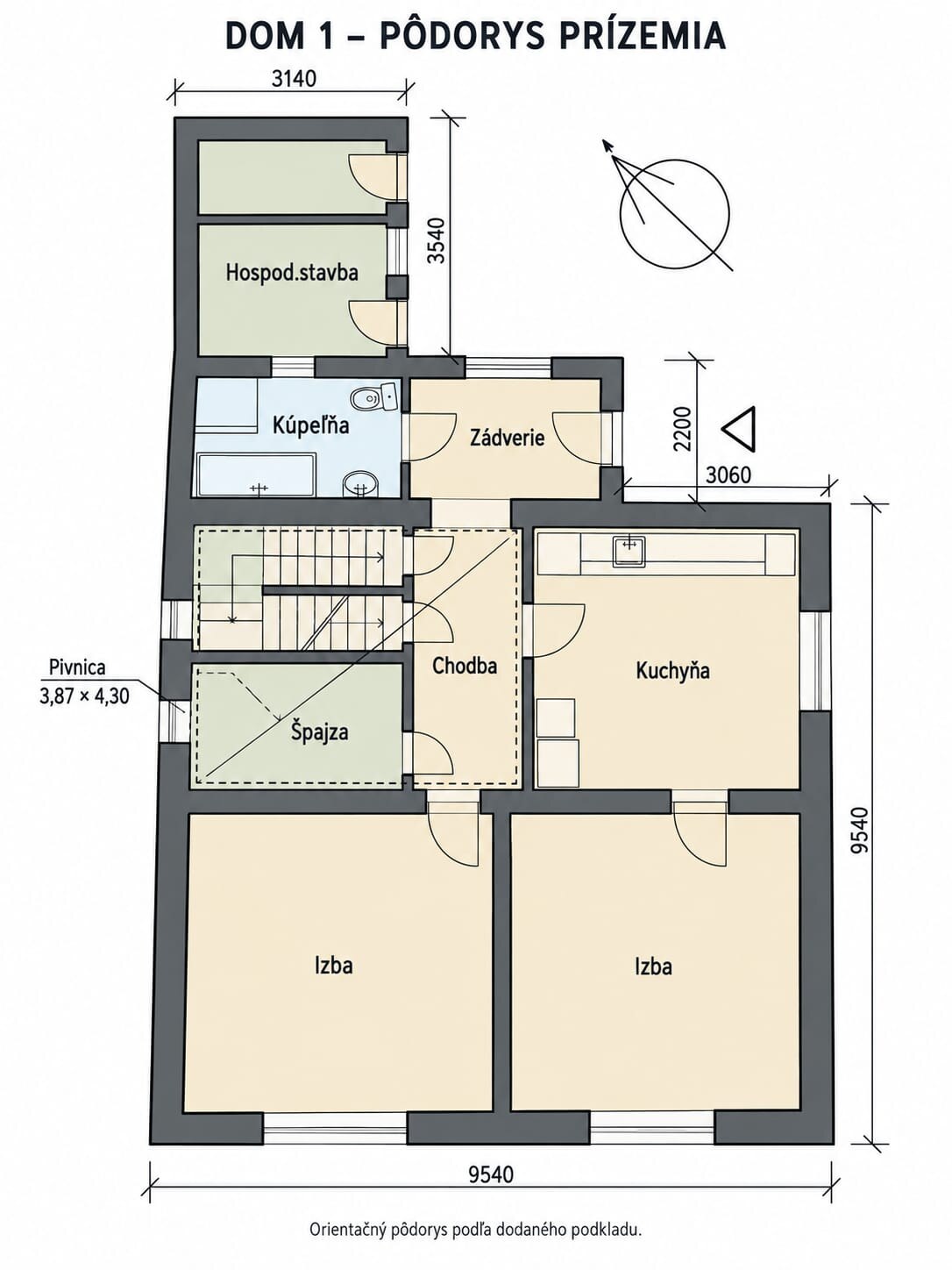 Dva rodinné domy,  na pozemku 763 m² – Horná Breznica — foto 11