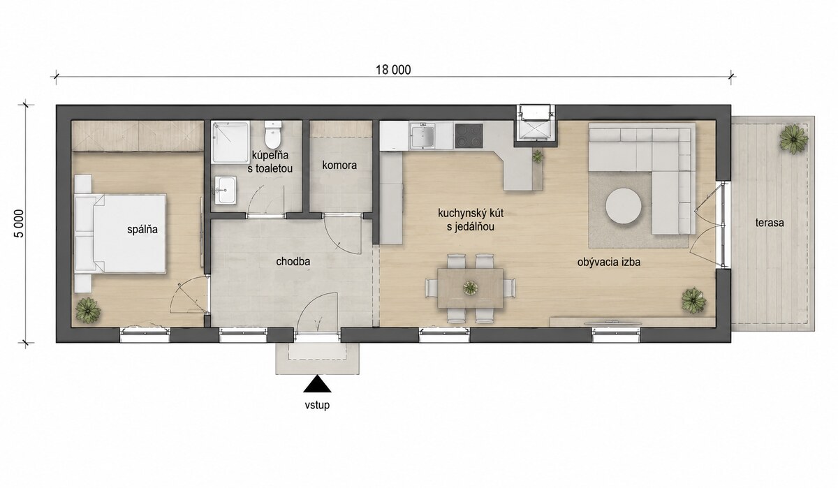 ZREKONŠTRUOVANÝ A ZARIADENÝ DOM 2 + kk • POZEMOK 1 112 m² • LÚKA — foto 11