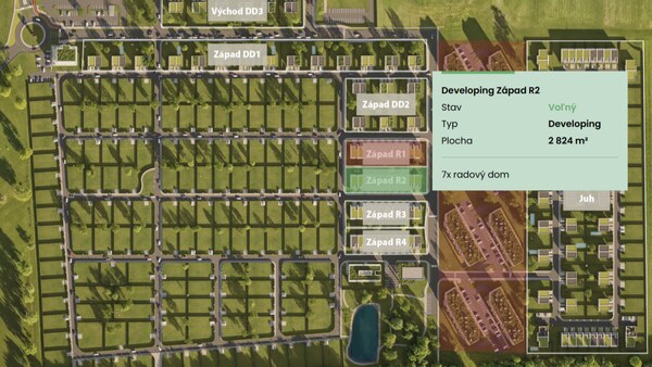 Investičná príležitosť pre developerov | Pozemok pre výstavbu 7 radových domov | Senec