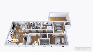 Posledný voľný -Samostatne stojaci 5izb.bungalov s garážou — foto 10