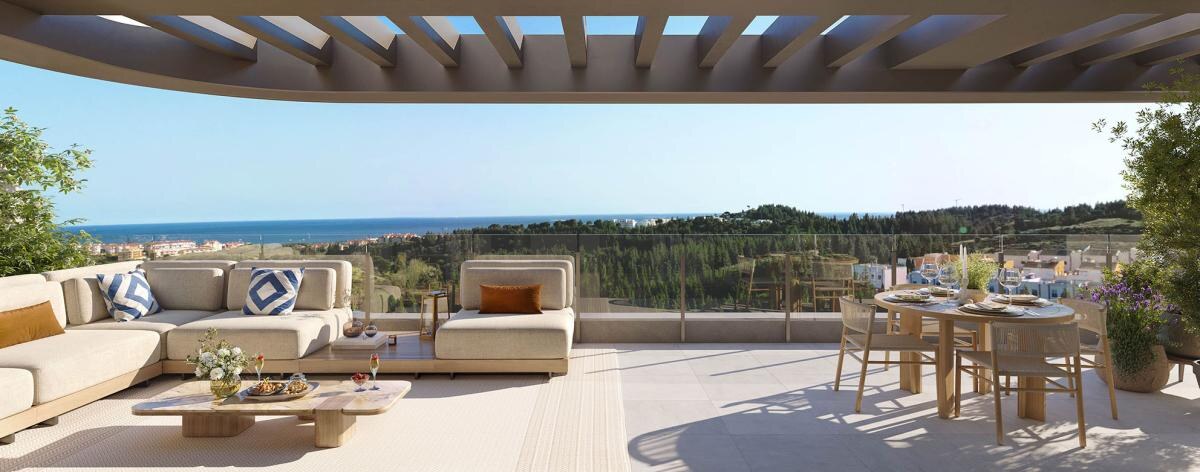 Luxusné 2 až 4-izbové apartmány s panoramatickým výhľadom na more, Costa del Sol — foto 7