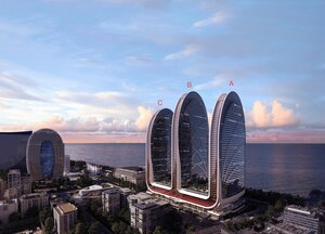 Luxusný apartmán s výhľadom na more v exkluzívnom 5* hoteli v meste Batumi — foto 1